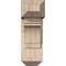 Ekena Millwork Merced Craftsman Smooth Bracket w/ Offset Brace, Douglas Fir, 7 1/2"W x 18"D x 22"H BKT0806X18X22MRC04SDF - alternate 2